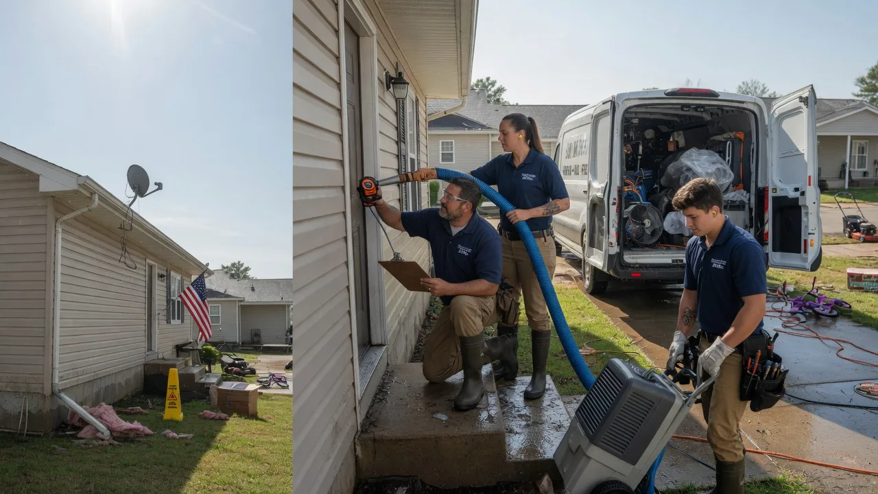 Ceiling Water Damage Restoration in Burnet, TX near me